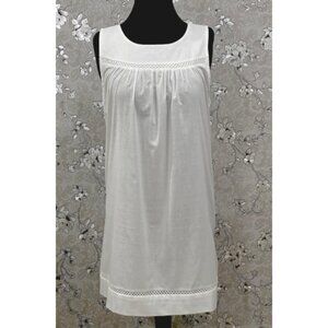SoieRose Cotton Victorian Nightgown – SR-1195 – Sleeveless Nightdress